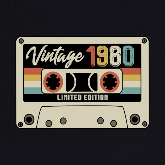 Vintage 1980 - Limited Edition - Vintage Style by Debbie Art